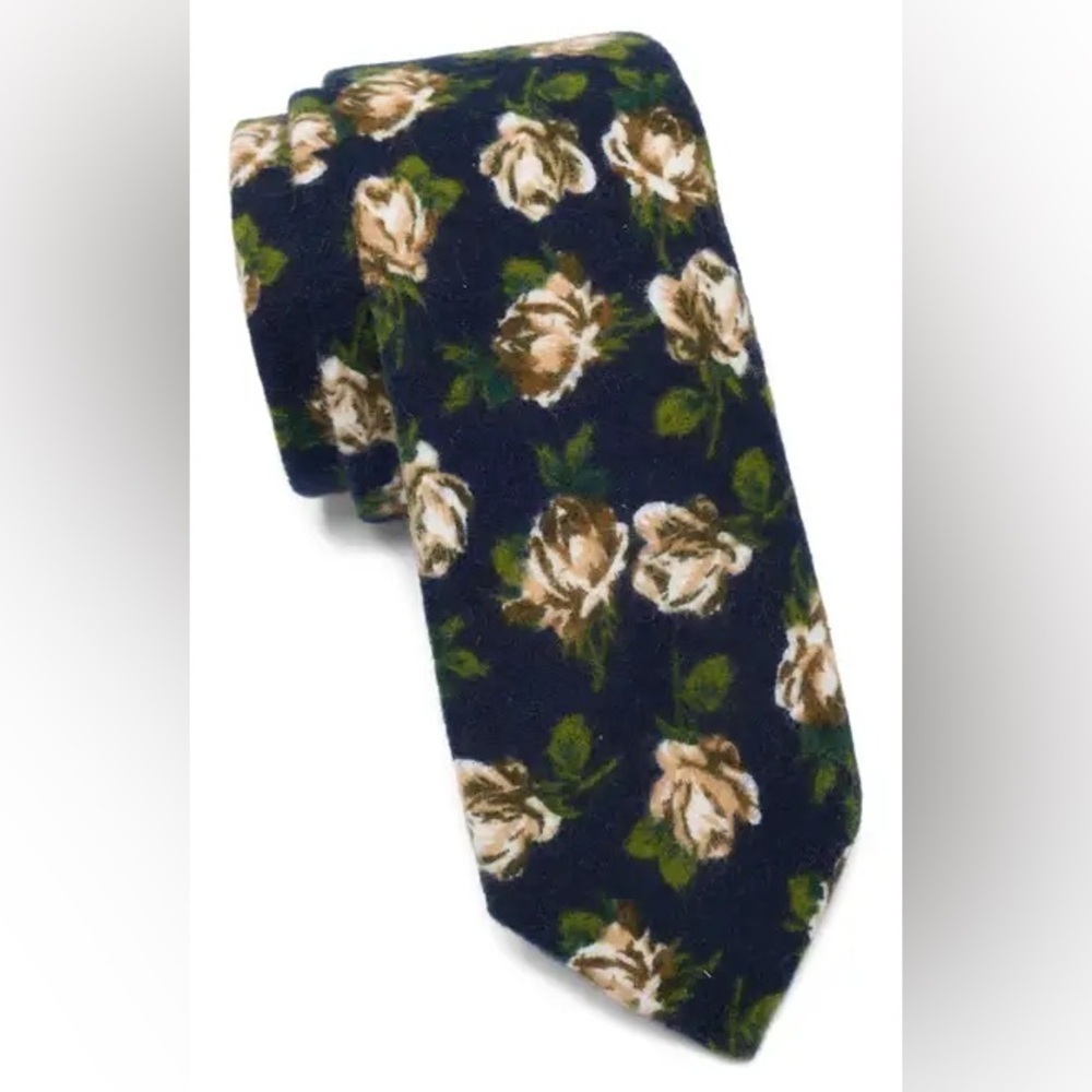 Original Penguin Auriel Floral Tie, One Size, NAVY, NWT